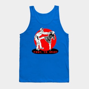 foot to groin Tank Top